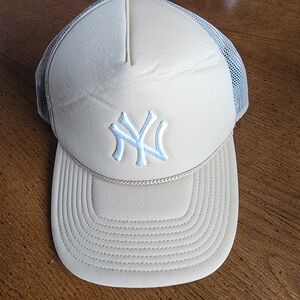 47 Brand Tan Cap with White Logo